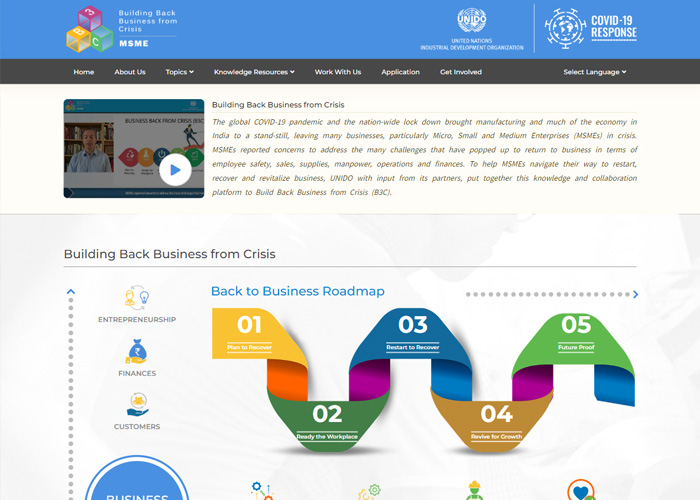 Building Business Back from Crisis (B3C), UNIDO